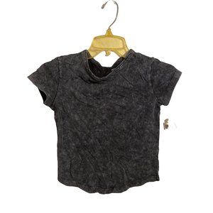 Boy's Heathered Tee-shirt - Colorful Planet Black/Gray Small (6/7)